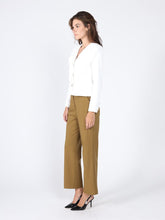 Load image into Gallery viewer, Ruffle Front With Button Long Sleeve Jacket