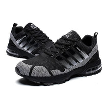 Load image into Gallery viewer, Running Mens Sport Elegant Sneakers Air Cushion Sneakers Lace Up Low Top Jogging Shoes Man Athletic Footwear Breathable Comfortable Athletic Running Sneakers