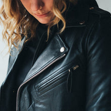 Load image into Gallery viewer, Ryman - Women's Motorcycle Leather Jacket
