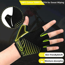 Load image into Gallery viewer, RideGuard Half Finger Cycling Gloves