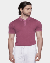 Load image into Gallery viewer, The Mercerized Cotton Polo (Fuschia)