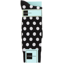 Load image into Gallery viewer, Vittorio Farina Men's Polka Dot Designer Dress Socks
