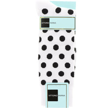 Load image into Gallery viewer, Vittorio Farina Men's Polka Dot Designer Dress Socks