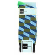 Load image into Gallery viewer, Vittorio Farina Men's Colorful Checker Dress Socks