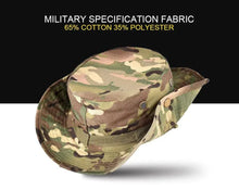 Load image into Gallery viewer, Safari Camo Sun Hat: Mesh Boonie for Outdoors