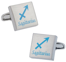 Load image into Gallery viewer, Sagittarius Horoscope Cufflinks