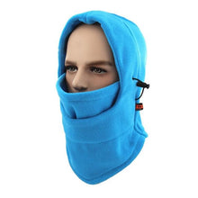 Load image into Gallery viewer, Sally Face Mask Full Face Mask Fleece Cap Balaclava Neck Warmer Hood Winter Sports Ski Men Women Tactical Mask Men Mask Sun Balaclava Shawl Women Winter Hat Soft Knitted Hooded Neck Collar Cap Beanie Hat Warm Scarf Unisex Bonnet Hooded Scarf Hat