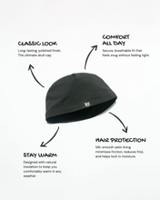 Load image into Gallery viewer, Hat | M010 Skully Beanie - Black