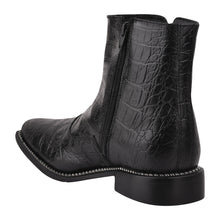 Load image into Gallery viewer, SANDRA Leather Ankle Length Side Zip Up Boots