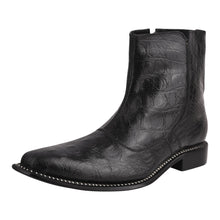 Load image into Gallery viewer, SANDRA Leather Ankle Length Side Zip Up Boots
