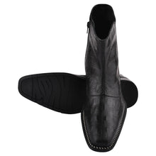 Load image into Gallery viewer, SANDRA Leather Ankle Length Side Zip Up Boots