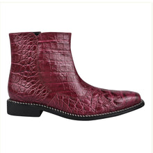 Load image into Gallery viewer, SANDRA Leather Ankle Length Side Zip Up Boots