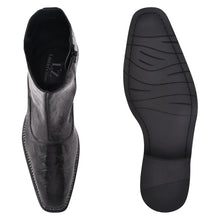 Load image into Gallery viewer, SANDRA Leather Ankle Length Side Zip Up Boots