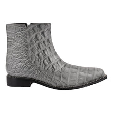 Load image into Gallery viewer, SANDRA Leather Ankle Length Side Zip Up Boots