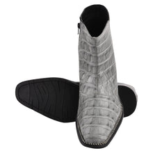 Load image into Gallery viewer, SANDRA Leather Ankle Length Side Zip Up Boots