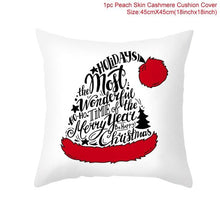 Load image into Gallery viewer, Santa Claus Cushion Cover Merry Christmas Christmas Deer Santa Claus Merry Christmas Decorative Sofa Throw Pillow Decorations For Home Christmas Ornament