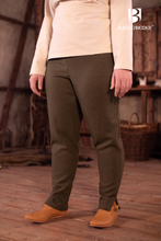 Load image into Gallery viewer, Skjoldehamn Pants Sarina Olive Green