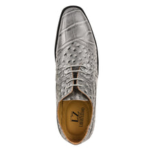 Load image into Gallery viewer, Sassy Crocodile Ostrich Print Lace-Up Dress Shoes