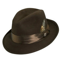 Load image into Gallery viewer, Stacy Adams Johnston - Soft Wool Felt Fedora Hat