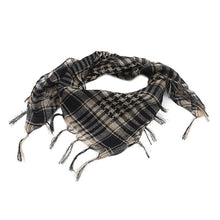 Load image into Gallery viewer, Scarf Arab Shemagh Keffiyeh Military Tactical Palestine Scarf for Men Shawl Kufiyah Wrap Shemagh Scarf Fashion Scarves Cotton Shemagh Keffiyeh Women Men Scarf Shawl Wrap Pattern of Arab Shemagh Keffiyeh Men Arab Kufiyah Keffiyeh Arabic Muslim Head Wrap
