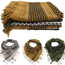 Load image into Gallery viewer, Scarf Arab Shemagh Keffiyeh Military Tactical Palestine Scarf for Men Shawl Kufiyah Wrap Shemagh Scarf Fashion Scarves Cotton Shemagh Keffiyeh Women Men Scarf Shawl Wrap Pattern of Arab Shemagh Keffiyeh Men Arab Kufiyah Keffiyeh Arabic Muslim Head Wrap