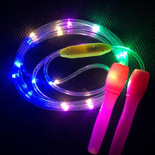 Load image into Gallery viewer, School Children Fitness Jump Ropes LED Light Up Skipping Kids Luminous Home Exercise Rope Sports Supplies Colorful Glowing Skipping Rope Handles Fast Speed Rope LED Light Up Colorful Jump Rope