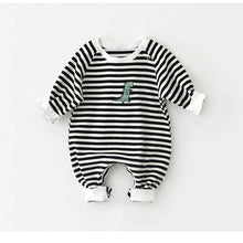Load image into Gallery viewer, Newborn Baby Striped Rompers - # BAAA21110021