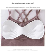 Load image into Gallery viewer, Sexy Women Tops Back Cross Strap Tank Top Push Up Running Sports Bra Breathable Soft Fitness Beauty Solid Color Yoga Bra