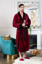 Load image into Gallery viewer, Cozy Mens Plush Robes – Built for Comfort, Designed to Last
