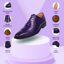 Load image into Gallery viewer, Sharon Genuine Leather Oxford Style Men's Designer Dress Shoes
