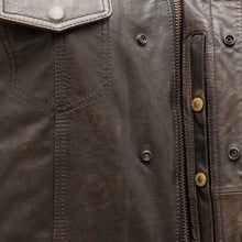 Load image into Gallery viewer, Sharp Shooter Men's Motorcycle Leather Vest