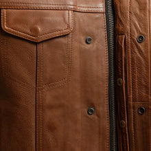 Load image into Gallery viewer, Sharp Shooter Men's Motorcycle Leather Vest