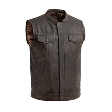 Load image into Gallery viewer, Sharp Shooter Men's Motorcycle Leather Vest