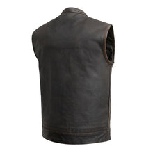 Load image into Gallery viewer, Sharp Shooter Men's Motorcycle Leather Vest