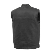 Load image into Gallery viewer, Sharp Shooter Perforated Men's Motorcycle Leather Vest