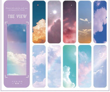 Load image into Gallery viewer, Sheets Scrapbooking Deco Craft Paper Bookmark For Teachers Students Classroom Rewards Supplies Page Markers Assorted Book Markers Durable Magnetic Page Clip For Students Teachers Reading