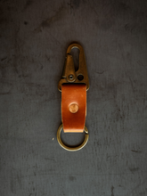 Load image into Gallery viewer, Key Clip - Natural Shell Cordovan