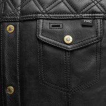 Load image into Gallery viewer, Shell Shock Men's Motorcycle Leather Vest (limited edition)