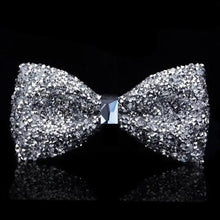 Load image into Gallery viewer, Shiny Butterfly Men Bowtie Sparkling Wedding Bridegroom Bow Ties Adjustable Length Party Bowties
