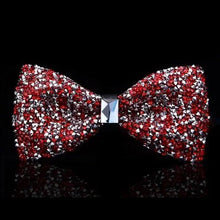 Load image into Gallery viewer, Shiny Butterfly Men Bowtie Sparkling Wedding Bridegroom Bow Ties Adjustable Length Party Bowties