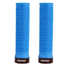 Load image into Gallery viewer, Shock Absorption Mountain Road Cycling Bike Bicycle Handlebar Cover Grips Smooth Soft Rubber Anti-slip Handle Grip Lock Bar End Premium Bike Handlebar Grips Single Lock-on Bike Grips Professional Mountain Bicycle Handlebar Locking Grips