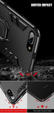 Load image into Gallery viewer, Shockproof Armor Case For iPhone XR iPhone X Xs Xs Max Stand Holder Ring Phone Cover for iPhone 6 6S 6PLUS 7 8 plus Slim Durable Soft Anti-Scratch 360 Degree Rotating Ring Holder Kickstand Protective With Magnetic Case