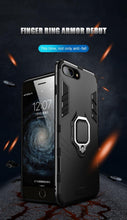 Load image into Gallery viewer, Shockproof Armor Case For iPhone XR iPhone X Xs Xs Max Stand Holder Ring Phone Cover for iPhone 6 6S 6PLUS 7 8 plus Slim Durable Soft Anti-Scratch 360 Degree Rotating Ring Holder Kickstand Protective With Magnetic Case