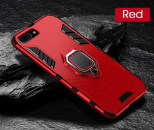 Load image into Gallery viewer, Shockproof Armor Case For iPhone XR iPhone X Xs Xs Max Stand Holder Ring Phone Cover for iPhone 6 6S 6PLUS 7 8 plus Slim Durable Soft Anti-Scratch 360 Degree Rotating Ring Holder Kickstand Protective With Magnetic Case