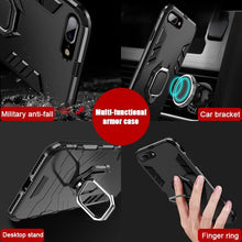 Load image into Gallery viewer, Shockproof Armor Case For iPhone XR iPhone X Xs Xs Max Stand Holder Ring Phone Cover for iPhone 6 6S 6PLUS 7 8 plus Slim Durable Soft Anti-Scratch 360 Degree Rotating Ring Holder Kickstand Protective With Magnetic Case