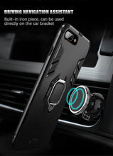 Load image into Gallery viewer, Shockproof Armor Case For iPhone XR iPhone X Xs Xs Max Stand Holder Ring Phone Cover for iPhone 6 6S 6PLUS 7 8 plus Slim Durable Soft Anti-Scratch 360 Degree Rotating Ring Holder Kickstand Protective With Magnetic Case