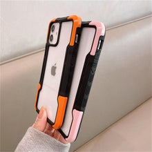 Load image into Gallery viewer, Shockproof Phone Case For iPhone 12 11 13 Pro Max Transparent Case For iPhone 11 12 13 Hard Soft Full Cover 360 Degree Protective Cover Simple Luxury Design Shiny iphone cover
