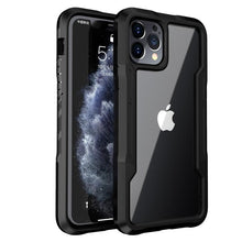 Load image into Gallery viewer, Shockproof Phone Case For iPhone 12 11 13 Pro Max Transparent Case For iPhone 11 12 13 Hard Soft Full Cover 360 Degree Protective Cover Simple Luxury Design Shiny iphone cover