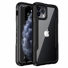 Load image into Gallery viewer, Shockproof Phone Case For iPhone 12 11 13 Pro Max Transparent Case For iPhone 11 12 13 Hard Soft Full Cover 360 Degree Protective Cover Simple Luxury Design Shiny iphone cover