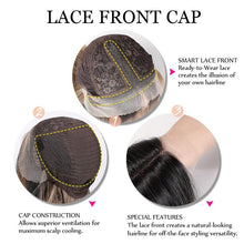 Load image into Gallery viewer, Short Straight Lace Front Synthetic Wigs Blonde Shoulder Length Natural Wigs Daily Cosplay Party Wigs for Women Wigs For Black Women Wigs For Cosplay